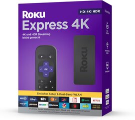 "Roku Express 4K" | HD/4K/HDR srautinės medijos grotuvas kaina ir informacija | Multimedijos grotuvai | pigu.lt