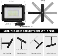 Sdaiv ‎TGD02 Smart RGB LED prožektorius kaina ir informacija | Žibintuvėliai, prožektoriai | pigu.lt