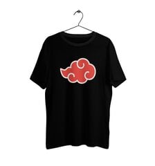 Мужская футболка Naruto Akatsuki Cloud Symbol T-Shirt: The Essence of Ninja Manga Anime M цена и информация | Мужские футболки | pigu.lt