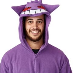 Пижама кигуруми Onesie Pokemon Gengar Disguise S: 145 - 155 см цена и информация | Женские пижамы, ночнушки | pigu.lt