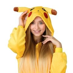 Onesie Кигуруми Пижамы Покемон Пикачу Маскировка Костюм S: 145-155 см цена и информация | Женские пижамы, ночнушки | pigu.lt