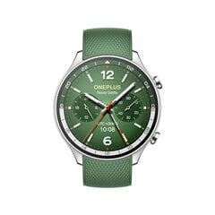 OnePlus Watch 2R 3,63 cm (1.43") AMOLED Skaitmeninis 466 x 466 pikseliai Lietimui jautrus ekranas, Forest Green, Wi-Fi GPS (palydovinis) kaina ir informacija | Išmanieji laikrodžiai (smartwatch) | pigu.lt