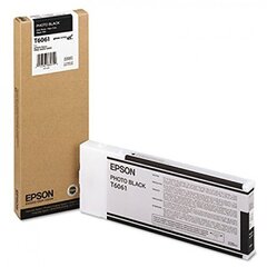 Струйный картридж Epson (C13T606100), черный цена и информация | Картриджи для струйных принтеров | pigu.lt