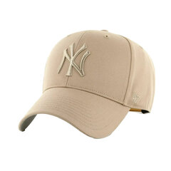 Mlb new york yankees raised ba 47 brand b-rac17ctp-kha unisex smelio spalvos unisex beige B-RAC17CTP-KHA цена и информация | Женские шапки | pigu.lt