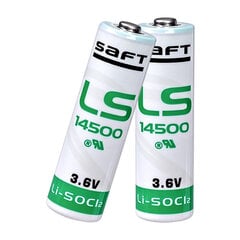 SAFT LS-14500 AA 3.6V Lithium elementai, 2 vnt kaina ir informacija | Elementai | pigu.lt