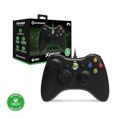 Проводной контроллер Hyperkin Xenon, официально лицензированная реплика Xbox 360, черный цена и информация | Джойстики | pigu.lt