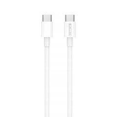 Jellico EU19 GaN 40W PD Universal Super Fast Charger 2x USB-C / PD USB-C 1m Cable Balta kaina ir informacija | Krovikliai telefonams | pigu.lt