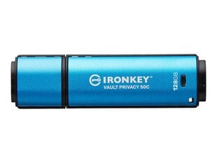 KINGSTON 256GB USB-C IronKey Vault 50C цена и информация | USB накопители | pigu.lt