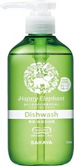 Saraya Happy Elephant indų, vaisių ir daržovių ploviklis, 300 ml kaina ir informacija | Indų plovimo priemonės | pigu.lt