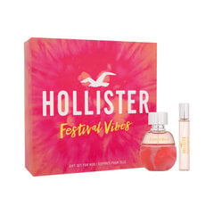 Kvapiojo vandens rinkinys Hollister Festival Vibes EDP moterims: kvapusis vanduo 50 ml + mini kvapusis vanduo 15 ml kaina ir informacija | Kvepalai moterims | pigu.lt