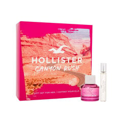 Kvapiojo vandens rinkinys Hollister Canyon Rush EDP moterims: kvapusis vanduo 50 ml + mini kvapusis vanduo 15 ml kaina ir informacija | Kvepalai moterims | pigu.lt