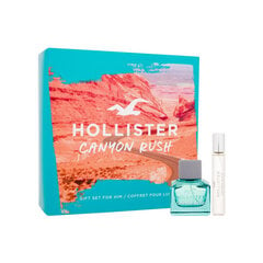 Tualetinio vandens rinkinys Hollister Canyon Rush EDT vyrams: tualetinis vanduo 50 ml + mini tualetinis vanduo 15 ml цена и информация | Мужские духи | pigu.lt