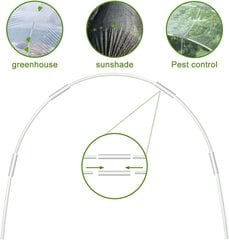 Greenhouse Обручи для теплиц, 20 шт. цена и информация | Заборы и принадлежности к ним | pigu.lt