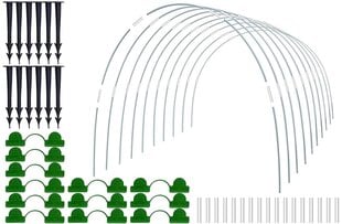 Greenhouse Обручи для теплиц, 20 шт. цена и информация | Заборы и принадлежности к ним | pigu.lt