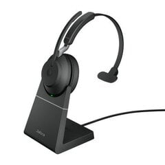 Ausinės su įkrovimo stotimi Jabra Evolve2 65 UC Mono USB-A цена и информация | Смарттехника и аксессуары | pigu.lt