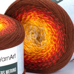 Пряжа YarnArt Flowers Merino 225г, 590 метров, цвет 530 цена и информация | Принадлежности для вязания | pigu.lt