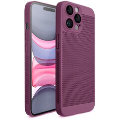 Moozy iPhone 15 Pro Max dangtelis dėklas su ventiliuojančiu dizainu VentiGuard Case, Violetinė kaina ir informacija | Telefono dėklai | pigu.lt