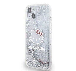 "Hello Kitty" skystas blizgučių galvanizavimo galvos logotipas "Apple iPhone 13" galinis dėklas, skaidrus цена и информация | Чехлы для телефонов | pigu.lt