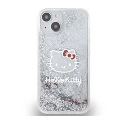 "Hello Kitty" skystas blizgučių galvanizavimo galvos logotipas "Apple iPhone 13" galinis dėklas, skaidrus цена и информация | Чехлы для телефонов | pigu.lt