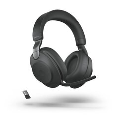 Ausinės Jabra Evolve2 85 UC Stereo 3,5 mm Black kaina ir informacija | Išmanioji technika ir priedai | pigu.lt