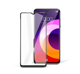 "Oppo A16/A16s Full Glue Ceramic" lenkto grūdinto stiklo ekrano apsauga, juoda kaina ir informacija | Apsauginės plėvelės telefonams | pigu.lt