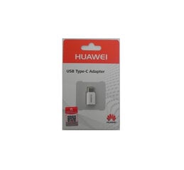 Huawei AP52 microUSB - C tipo adapteris, baltos spalvos, gamyklinė, ECO pakuotė kaina ir informacija | Adapteriai, USB šakotuvai | pigu.lt