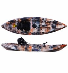 Kajakas, baidarė Galaxy Kayaks, oranžinė, 130kg kaina ir informacija | Valtys ir baidarės | pigu.lt