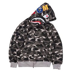 Džemperis vyrams Bape Outerwear Fashion Street Tide, juodas цена и информация | Мужские толстовки | pigu.lt