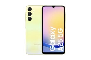 Samsung Galaxy A25 A256 8/256GB DS 5G Yellow цена и информация | Мобильные телефоны | pigu.lt