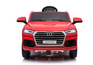 Prekė su pažeista pakuote.Vienvietis elektromobilis Audi Q5, raudonas kaina ir informacija | Žaislai vaikams su pažeista pakuote | pigu.lt