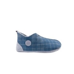 Šlepetės vyrams Vanuba OXFORD TARTAN, mėlynas trafaretas цена и информация | Мужские шлепанцы, босоножки | pigu.lt