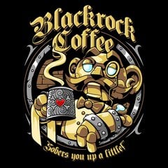 Vyriški Marškinėliai Premium Jinx World of Warcraft Blackrock Coffee, Juodi S kaina ir informacija | Vyriški marškinėliai | pigu.lt