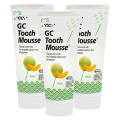 Remineralizuojantis dantų kremas be fluoro, melionų skonio GC Tooth Mousse Recaldent, 35 ml (3 vnt.) kaina ir informacija | Dantų šepetėliai, pastos | pigu.lt