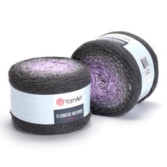 Пряжа YarnArt Flowers Merino 225г, 590 метров, цвет 547 цена и информация | Принадлежности для вязания | pigu.lt