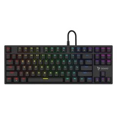 Savio Tempest x2 RGB mechaninė klaviatūra, Outemu MĖLYNA цена и информация | Аксессуары для компьютерных игр | pigu.lt