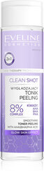 Veido tonikas-pilingas Eveline Cosmetics Clean Shot 8% AHA complex, 200ml kaina ir informacija | Veido aliejai, serumai | pigu.lt