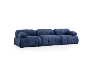 Sofa Petite 3, mėlyna цена и информация | Диваны | pigu.lt