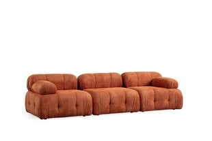 Sofa Petite 3, oranžinė цена и информация | Диваны | pigu.lt