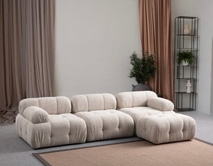 Sofa Petite 3, smėlio spalvos kaina ir informacija | Sofos | pigu.lt