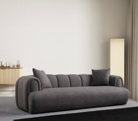 Sofa Puffy 3 Plain, pilkas kaina ir informacija | Sofos | pigu.lt