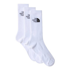 Multi sport cush crew sock 3p the north face nf0a882hfn4 vīriešiem balta NF0A882HFN4 kaina ir informacija | Vyriškos kojinės | pigu.lt