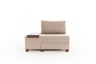 Sofa Perenna Linen Left, smėlio spalvos kaina ir informacija | Sofos | pigu.lt