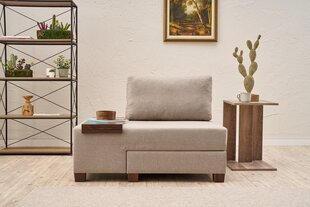 Sofa Perenna Linen Left, smėlio spalvos kaina ir informacija | Sofos | pigu.lt