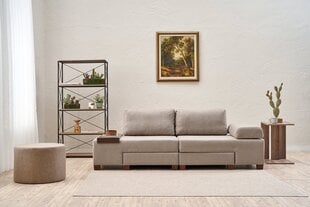 Sofa Perenna Linen, smėlio spalvos kaina ir informacija | Sofos | pigu.lt