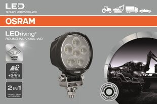 Osram LED darbo lemputė 12/24V VX100-WD 20W kaina ir informacija | Žibintai ir prožektoriai | pigu.lt