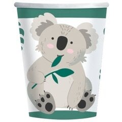 Vienkartiniai puodeliai Koala, 250 ml, 8 vnt. kaina ir informacija | Vienkartiniai indai šventėms | pigu.lt