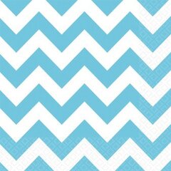 Servetėlės ​​"Chevron blue" kaina ir informacija | Dekoracijos šventėms | pigu.lt