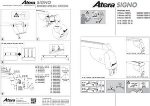 Stogo rėmas AERO E-CLASS 09-16 kaina ir informacija | Stogo bagažinės | pigu.lt