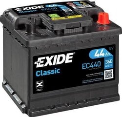 Exide Classic 44Ah360A 207x175x190-+ kaina ir informacija | Elementai | pigu.lt