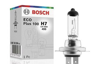 Bosch ECO H7 12V 55W Plus 100 kaina ir informacija | Automobilių lemputės | pigu.lt